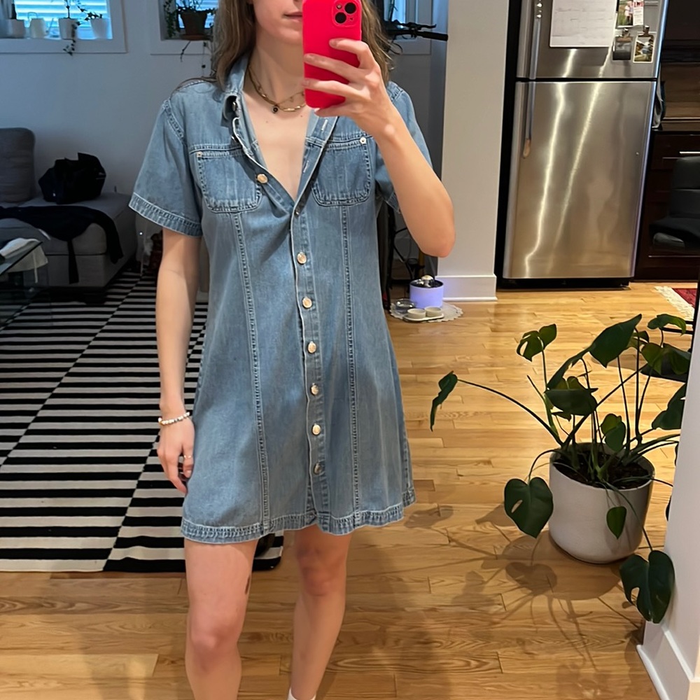 Vintage denim dress